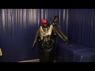 Latex Gas Mask Master Rubber Slave Bondage Bag Breathplay A Blowjob