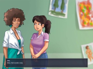 SUMMERTIME SAGA -NUDE MODELLING - ( miss Ross route)- PART 161