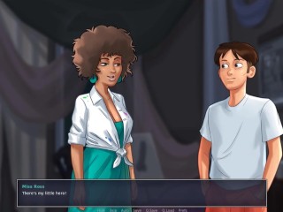 SUMMERTIME SAGA ART TEACHER LOVES MY BRUSH -end of miss ross route)PART 173
