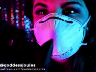 Surgical Mask ASMR - dust mask whispering surgical gloves medical fetish