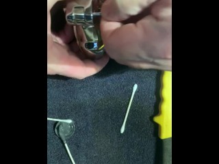 Permanent Chastity Sissy Part 2 Rivet and Steel Epoxy