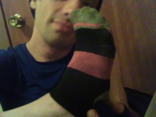 Sniffing And Touching My Dirty Foots and Sock To My Face And Mouth