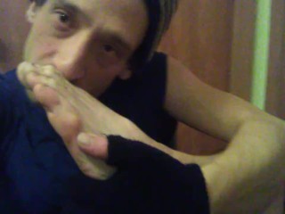 Sniffing And Touching My Dirty Foots and Sock To My Face And Mouth