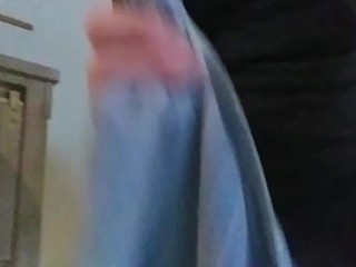 Girl Wets Her Panties out on the Town