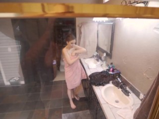 FRENCH stepmom SHOWERING WITH stepson - PART 1 - ImMeganLive - WCA Productions