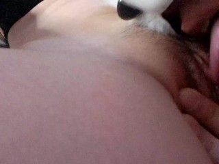 เงี่ยนหีจัดสั่งผัวเลียหี จนแตกคาปาก Pussy licking