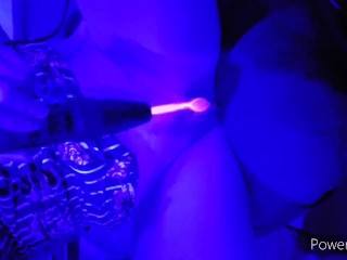 Shocking Masturbation Pussy Play with Kinklabs Shocker Wand 