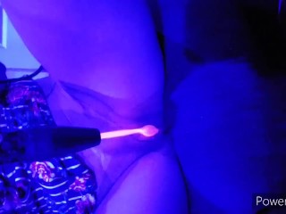 Shocking Masturbation Pussy Play with Kinklabs Shocker Wand 