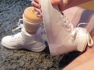 4K - Fucking Stoyas pussy with/and Nike Airforce 1 sneaker