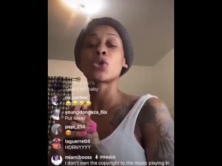 Jodi Couture ALL HER ASS OUT TWERKIN on IG LIVE ! 