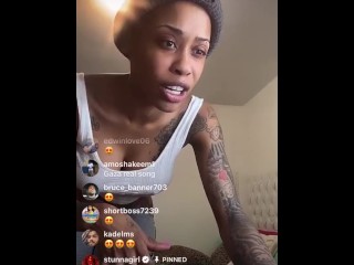 Jodi Couture ALL HER ASS OUT TWERKIN on IG LIVE ! 