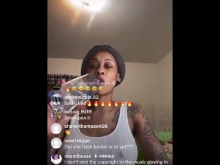 Jodi Couture ALL HER ASS OUT TWERKIN on IG LIVE ! 