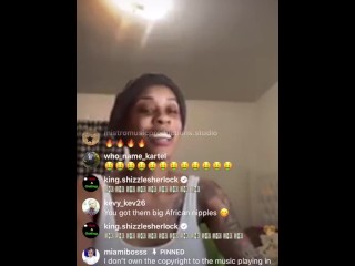 Jodi Couture ALL HER ASS OUT TWERKIN on IG LIVE ! 