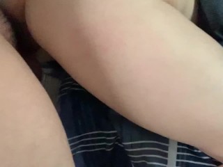 Queefing,cum farting and spitting the creampie on the selfie cam!Cell phone
