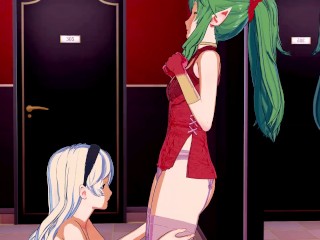 Fire Emblem - Corrin X Tiki Yuri Hentai