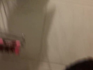 Milkymama teases hairy pussy in tub using bath bomb and fingers 