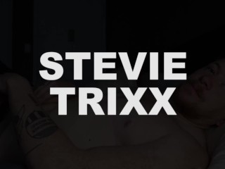 FTM Cums Hard & Close-Up Pussy Twitching - Stevie Trixx