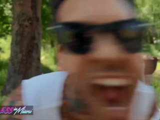 Reckless in Miami - Deviant Paige Owens fucks inked guy while friend instas