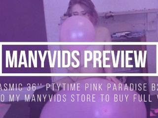 Orgasmic 36'' Ptytime Pink Paradise B2P Looner Girl Manyvids Preview