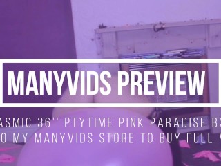 Orgasmic 36'' Ptytime Pink Paradise B2P Looner Girl Manyvids Preview