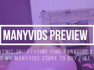 Orgasmic 36'' Ptytime Pink Paradise B2P Looner Girl Manyvids Preview