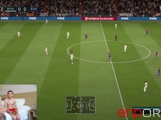 Youtube Gameplay FIFA 2020 ends in porn. Youtuber Jordi ENP fucks teen Lya.