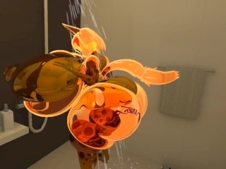 Slime Girl Expands in the Shower (PREVIEW)