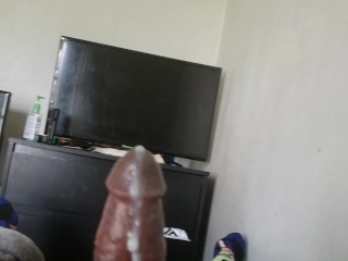 After shower POV Solo!!! Went crazy with lubricating my Dick