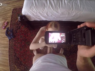 POVD - Teen Redhead Step Sister Dolly Little Makes An Amateur Home Video