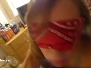 Trailer park slut get gangbanged with BBC