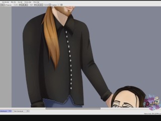 Tallman and Pet Play - Speedpaint (Commission)