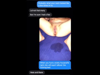 Teasing My Husband With My Older Stepsister During Sexting