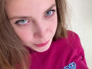 Did you see my scrunchy? - POV real sex with cute teen 4K