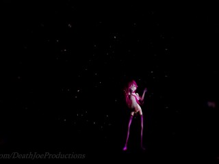 MMD R18 nude  Pink Yamakaze Shake it 105