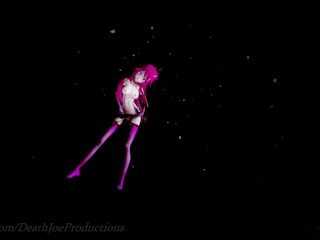 MMD R18 nude  Pink Yamakaze Shake it 105