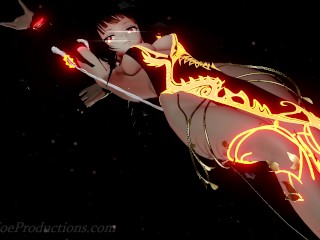 MMD R18 4k UHD Kangxi Kawaii Strike - Lips Are Movin