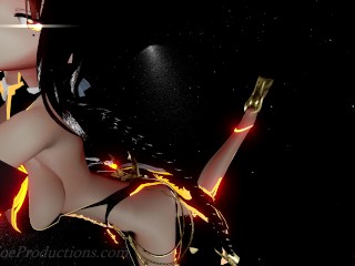 MMD R18 4k UHD Kangxi Kawaii Strike - Lips Are Movin