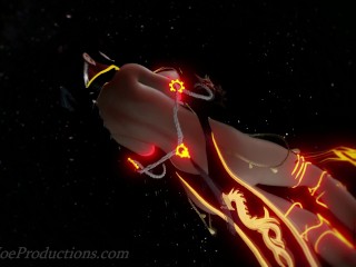 MMD R18 4k UHD Kangxi Kawaii Strike - Lips Are Movin