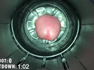 Milked by Fleshlight Launch with Quickshot. I came twice. Cumshot countdown