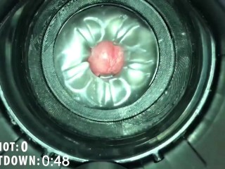 Milked by Fleshlight Launch with Quickshot. I came twice. Cumshot countdown