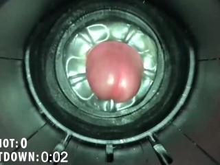 Milked by Fleshlight Launch with Quickshot. I came twice. Cumshot countdown