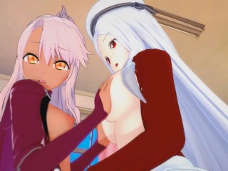 Fate Universe Hentai 3D (Lesbian) - Chloe x Irisviel von Einzbern