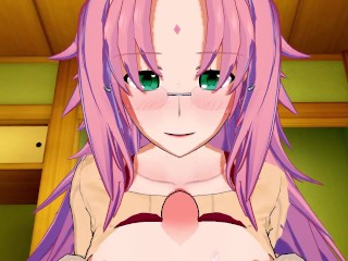 Yuragi-sou no Yuuna-san - Nonko Arahabaki 3D Hentai