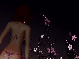 MMD R18 4k - Misaka Mikoto - bikini and stockings - Bad Boy - 1023