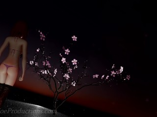 MMD R18 4k - Misaka Mikoto - bikini and stockings - Bad Boy - 1023