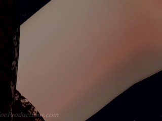 MMD R18 4k Misaka Mikoto - bikini and stockings - Paradinha - 1024