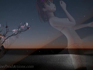 MMD R18 4k Misaka Mikoto - bikini and stockings - Paradinha - 1024