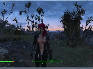 Sex girl Alissa. All in cum! | Porno Game 3d, Fallout 4 Sex Mod