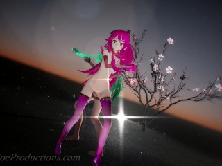 MMD R18 4k  Mirror dance Yamakaze - Lupin 1032