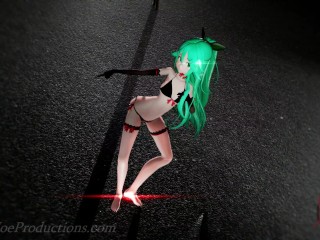 MMD R18 4k Yamakaze Sexy outfit in - Heart Attack - 1035